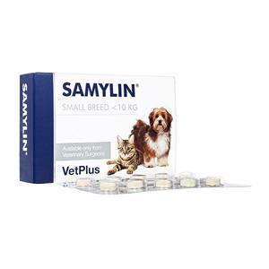 SAMYLIN サミリンタブレット　小型犬・猫用　30錠　2箱 VetPlus)サミリン・スモールブリード犬猫用(10kg以下)30錠 1箱｜薬の